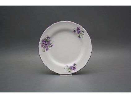 Talíř dezertní 19cm Ofélie Fialky CFL č. 1
