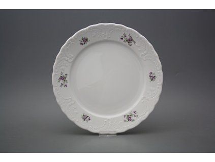 Talíř mělký 24cm Opera Scatter Violets BB č. 1