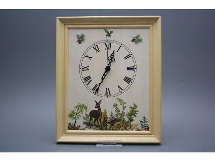 Nástěnné hodiny 25x30cm Srna cPB č. 1
