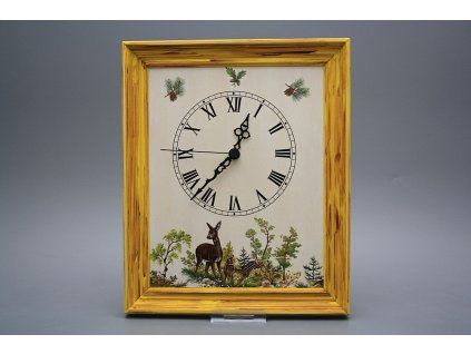 Nástěnné hodiny 25x30cm Srna cHM č. 1