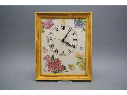 Nástěnné hodiny 25x30cm Živá zahrada cHM č. 1