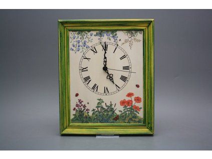 Nástěnné hodiny 25x30cm Živý plot cZM č. 1