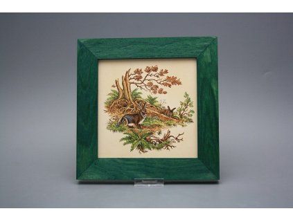 Obrázek 20x20cm Zajíci eZLB č. 1