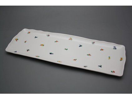 Podnos čtyřhranný 45cm Rokoko Házenky BBB č. 1