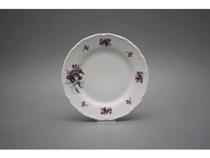 Talíř dezertní 19cm Ofélie Viola s mašlí KBB č. 1