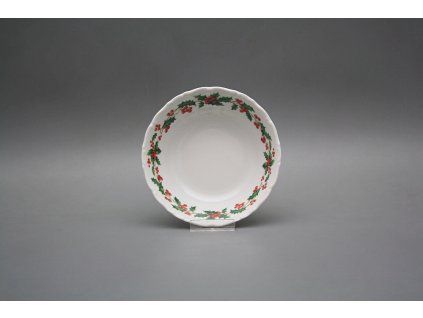 Miska kompotová 13cm Ofélie Vánoce Cesmína KBB č. 1