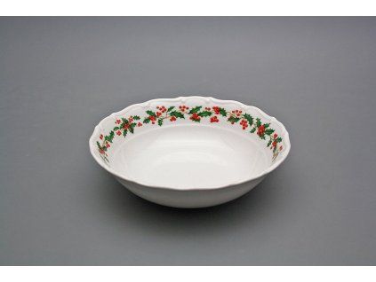 Miska kompotová 19cm Ofélie Vánoce Cesmína BB č. 1