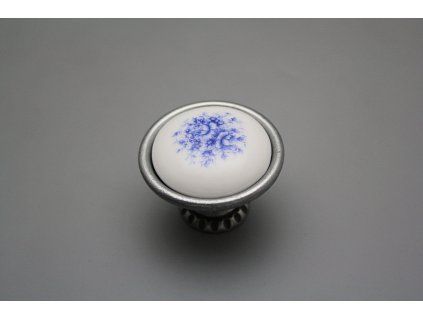 Rustikální úchytka Bohemia 40mm Royal Blue FV č. 1