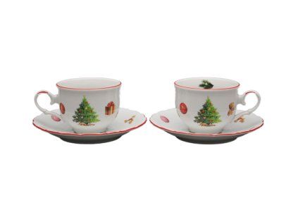 VANSTR ČAJOVÁ SOUPRAVA OFÉLIE CHRISTMAS TREE CL 10