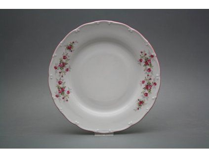 Talíř mělký 25cm Ofélie Růžičky růžové DRL č. 1