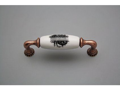 Rustikální úchytka Bohemia 96mm Rokokové panenky CU č. 1