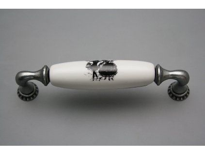 Rustikální úchytka Bohemia 128mm Rokokové panenky FV č. 1