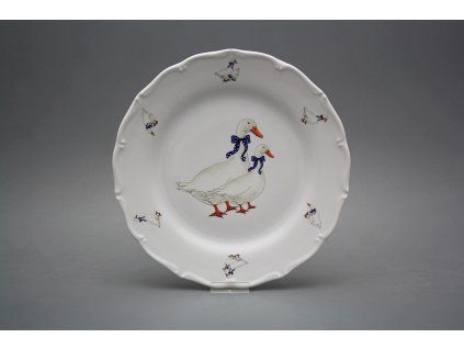 Talíř mělký 25cm Verona Husy FBB č. 1