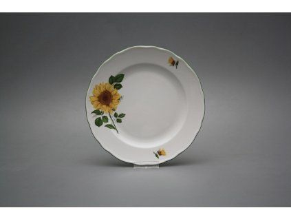 Talíř dezertní 19cm Rokoko Slunečnice CZL č. 1