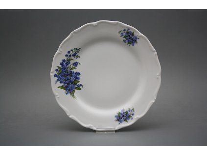 Talíř mělký 25cm Verona Pomněnky CBB č. 1