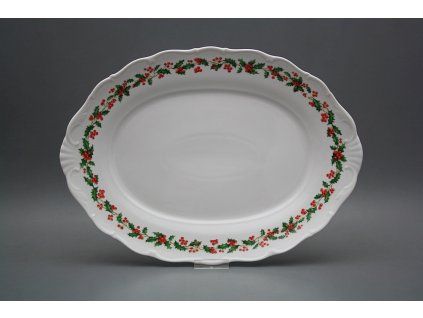 Ovál 36cm Verona Vánoční Cesmína KBB č. 1