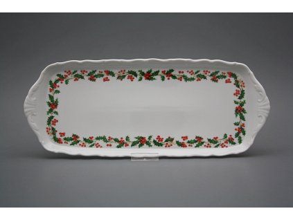 Podnos 37cm Verona  Vánoční Cesmína KBB č. 1