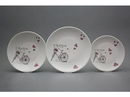 Talířová souprava Coup Bicycle 24dílná BB č. 1