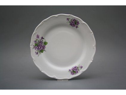 Talíř mělký 25cm Verona Fialky CBB č. 1