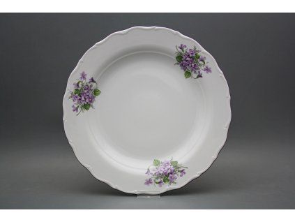 Mísa kulatá mělká 31cm Verona Fialky CFL č. 1