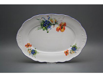 Ovál 32cm Verona Polní kvítí CAL č. 1