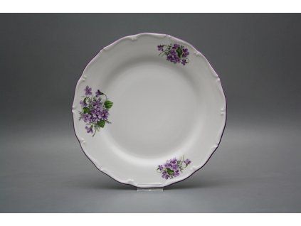 Talíř mělký 25cm Verona Fialky CFL č. 1