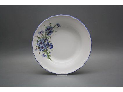 Talíř hluboký 24,5cm Verona Chrpy HAL č. 1