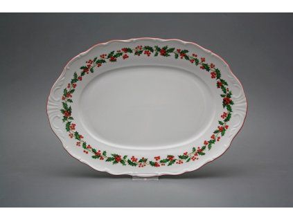 Ovál 32cm Verona Vánoční Cesmína KCL č. 1