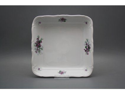 Mísa čtyřhranná 25cm Marie Louise Viola s mašlí KBB č. 1