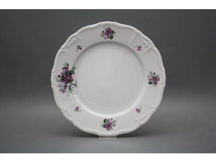 Talíř mělký 27cm Marie Louise Viola s mašlí KBB č. 1