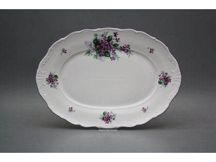 Ovál 32cm Verona Viola s mašlí KFL č. 1