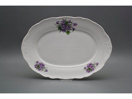 Ovál 32cm Verona Fialky CBB č. 1