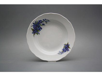 Talíř hluboký 24cm Rokoko Pomněnky DBB č. 1