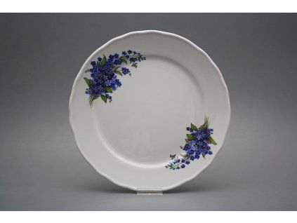 Talíř mělký 26cm Rokoko Pomněnky DBB č. 1