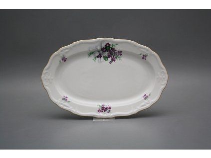 Miska přílohová 24cm Marie Louise Viola s mašlí KGL č. 1