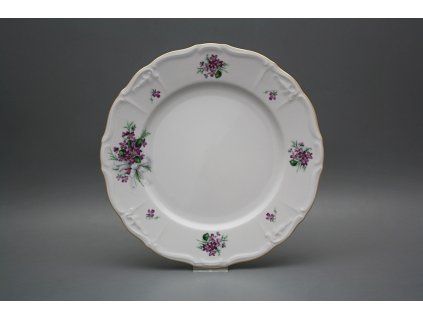 Talíř mělký 27cm Marie Louise Viola s mašlí KGL č. 1