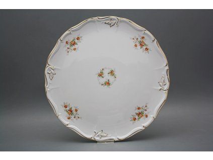 Dortový talíř 32cm Marie Louise Čajové růžičky GGL Lux č. 1