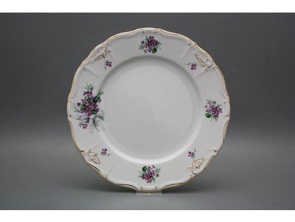 Talíř mělký 27cm Marie Louise Viola s mašlí KGL LUX č. 1