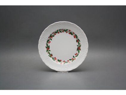 Talíř dezertní 19,5cm Opera Vánoční Cesmína KBB č. 1