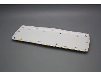Podnos čtyřhranný 45cm Rokoko Sedmero kvítí AGL č. 1