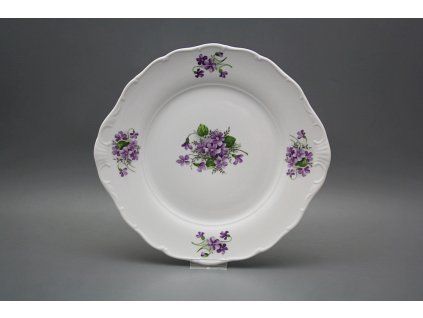 Koláčový talíř 27cm Verona Fialky GBB č. 1