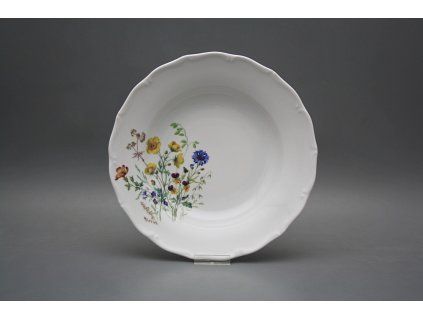 Talíř hluboký 24,5cm Verona Kvetoucí louka motiv B HBB č. 1