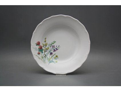 Talíř hluboký 24,5cm Verona Kvetoucí louka motiv C HBB č. 1