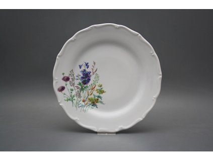 Talíř mělký 25cm Verona Kvetoucí louka motiv D HBB č. 1