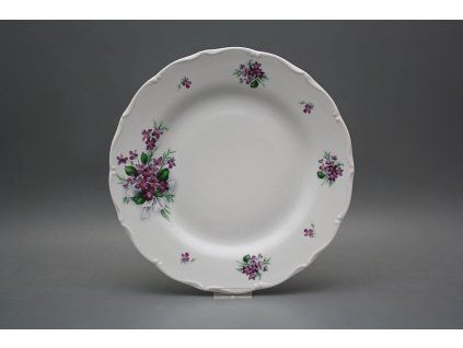 Talíř mělký 28cm Verona Viola s mašlí KBB č. 1