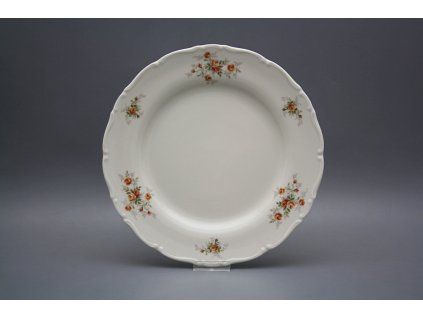 Talíř mělký 25cm Ofélie IVORY Čajové růžičky S/M ABB č. 1