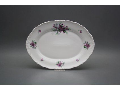 Ovál 28cm Verona Viola s mašlí KBB č. 1