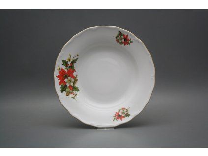 Talíř hluboký 24,5cm Verona Vánoční hvězda CGL č. 1