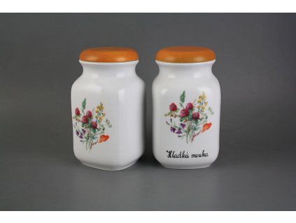 Dóza na poživatiny 1l Kvetoucí louka motiv A BB č. 1