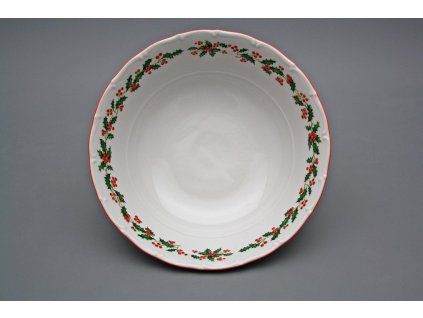 Mísa hluboká 25cm Ofélie Vánoční Cesmína KCL č. 1